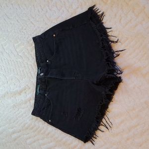 Wild fable highest rise black shorts